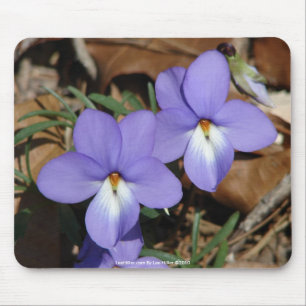 Mousepad FloresSilvestres Violeta Pata de Pássaro III Prese