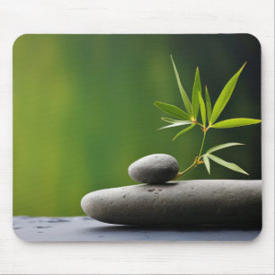 Mousepad Floresta Bambosa Tranquilo Natureza Pacífica