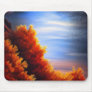 Mousepad Floresta caída pelo Monte Oceano