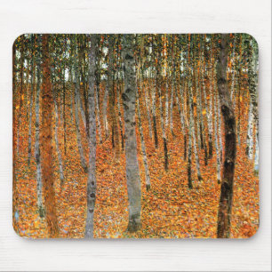 Mousepad Floresta da faia por Gustavo Klimt