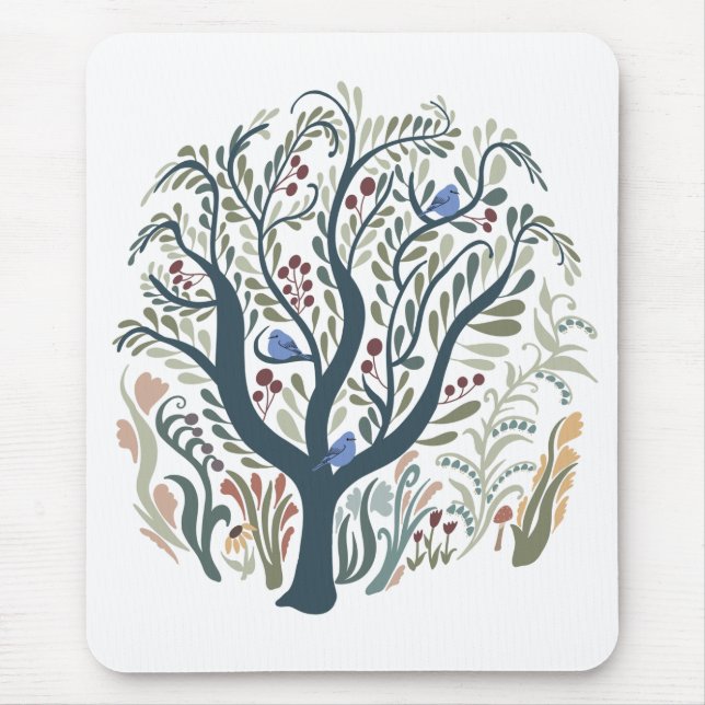 Mousepad Floresta de Arte Folical Whimsical Terras (Frente)