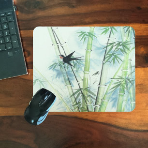Mousepad Floresta de Bambu - verde