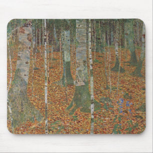 Mousepad Floresta de Bétulas por Gustav Klimt, Arte Novo An