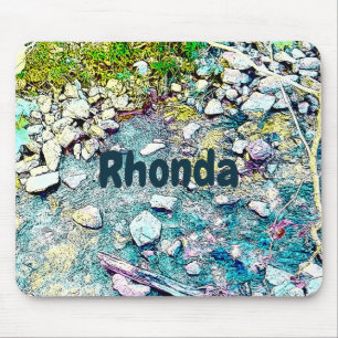 Mousepad Floresta de Fluxo Vibrante