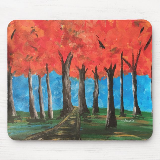 Mousepad Floresta de Outono (Frente)