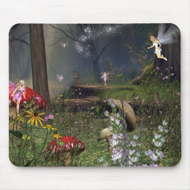Mousepad Floresta feericamente (Frente)
