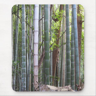 Mousepad Floresta gigante japonesa de bambu, Sagano, Kyoto,