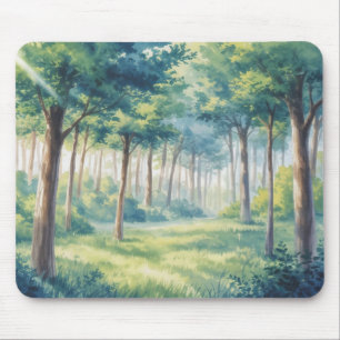 Mousepad Floresta Inspirada no Studio Ghibli