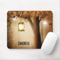 Floresta Mágica com Luzes Fadas