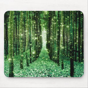 Mousepad Floresta Mágica Verde Mistério