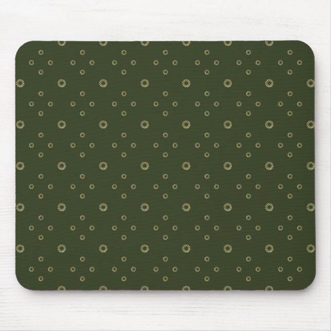 Mousepad Floresta | Zínia Dourada Sol (Frente)