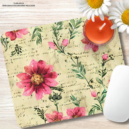 Mousepad Flórida de colheita rústica da moda moderna bonito