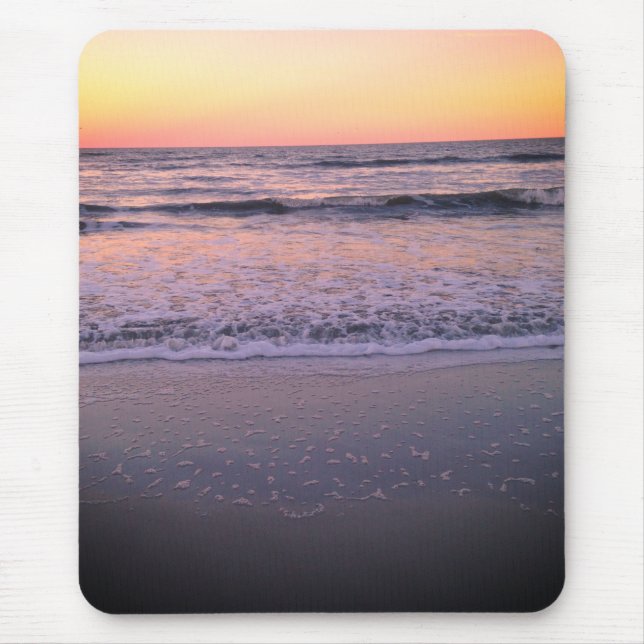 Mousepad Flórida Sunset Beach Ocean Photo (Frente)