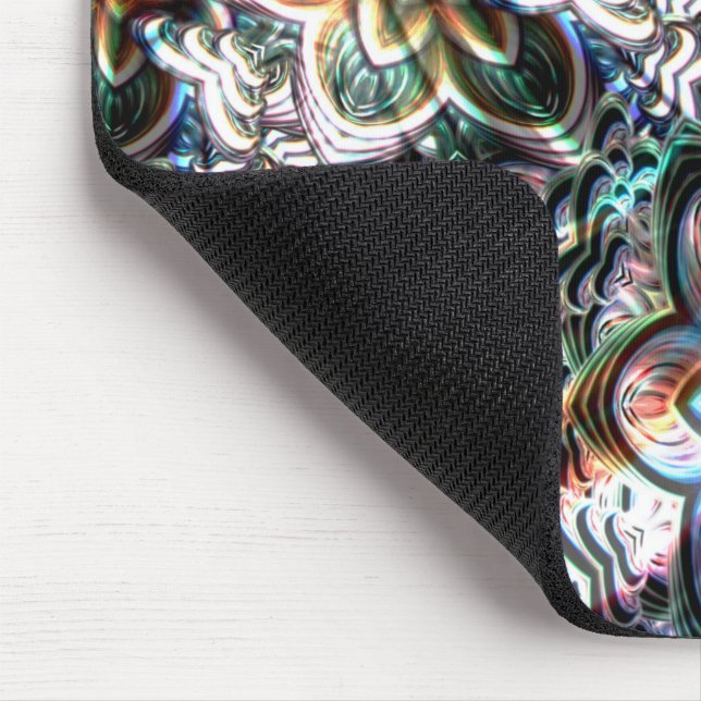 Mousepad Florificação virtual do felpudo em traçados de gra (Canto)