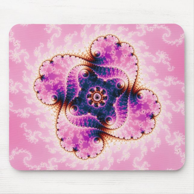 Mousepad Florivet - arte do Fractal (Frente)
