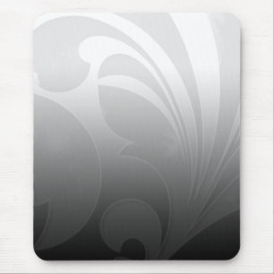 Mousepad Flourish preto e branco