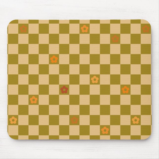 Mousepad Flowe Checkered Pattern - No. 02 (Frente)