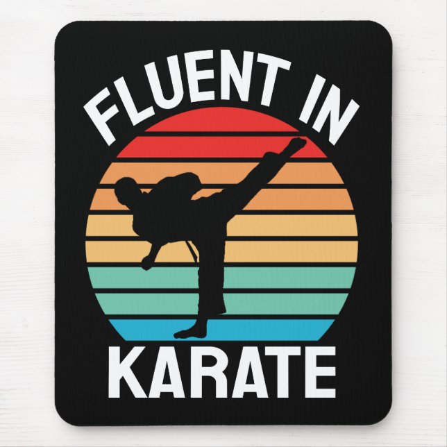Mousepad Fluente em Karate Karate Divertido (Frente)