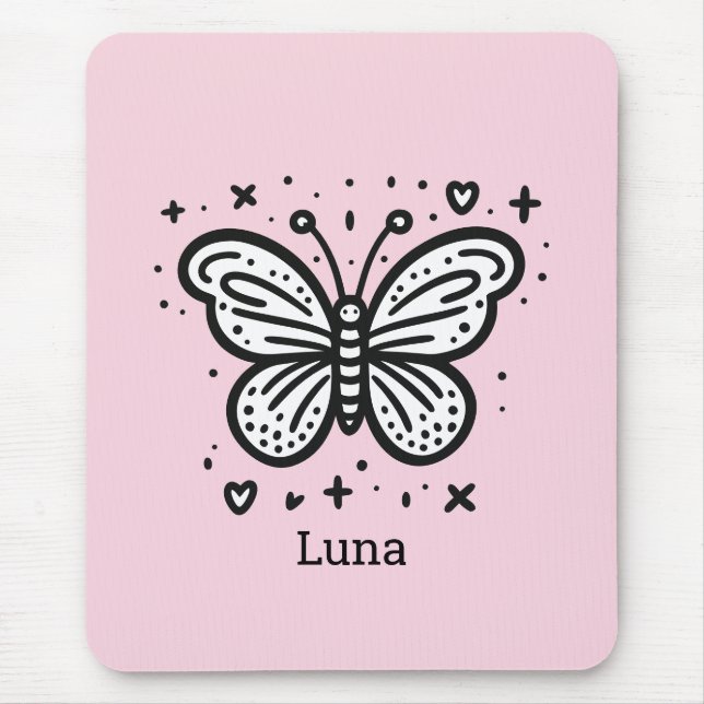 Mousepad Fluffy Buffalo Baby - Kawaii Fazenda Animal (Frente)