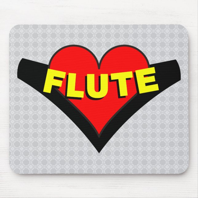 Mousepad Flute Over Heart (Frente)