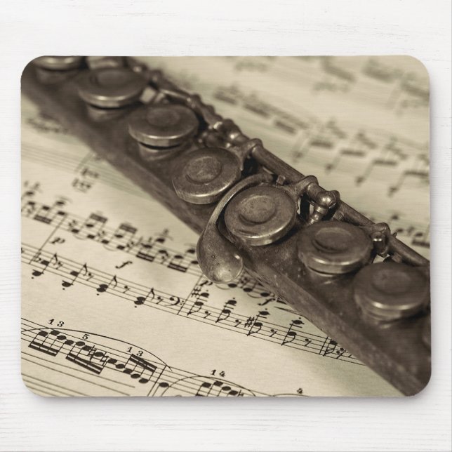 Mousepad Flute sobre música (Frente)