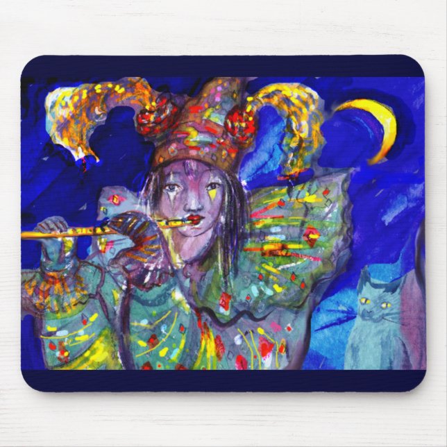 Mousepad FLUTIS EM AZUL/Noite de Carnaval de Veneza (Frente)