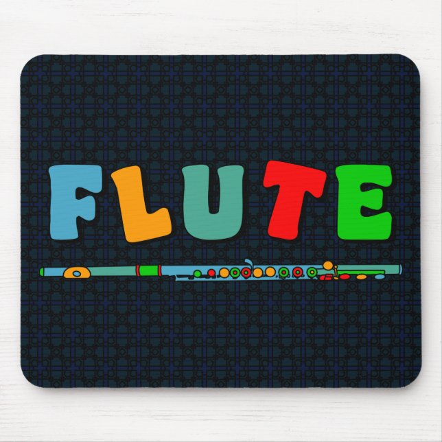 Mousepad Fluto Colorido (Frente)