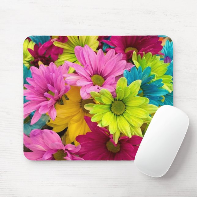 MOUSEPAD FLUXAS COLORIDAS BRILHANTES (Com mouse)