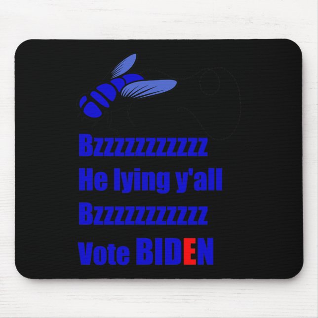 Mousepad Fly Kamala Harris Mike Pence Debate Eleição 2020 (Frente)
