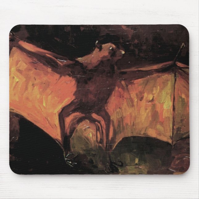 Mousepad Flying Fox Bat por Vincent van Gogh (Frente)