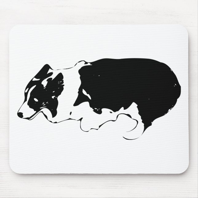 Mousepad Foco com ímpeto de corgi (Frente)