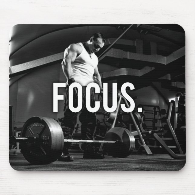 Mousepad FOCUS - Motivação da criação de corpo (Frente)