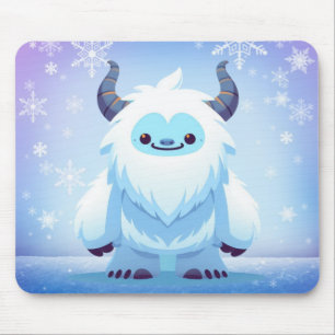 Mousepad Fofa Christmas/inverno yeti