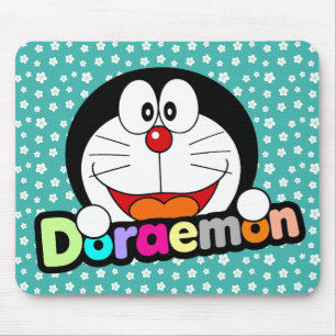 Mousepad Fofo Kawaii Doraemon Anime Preto