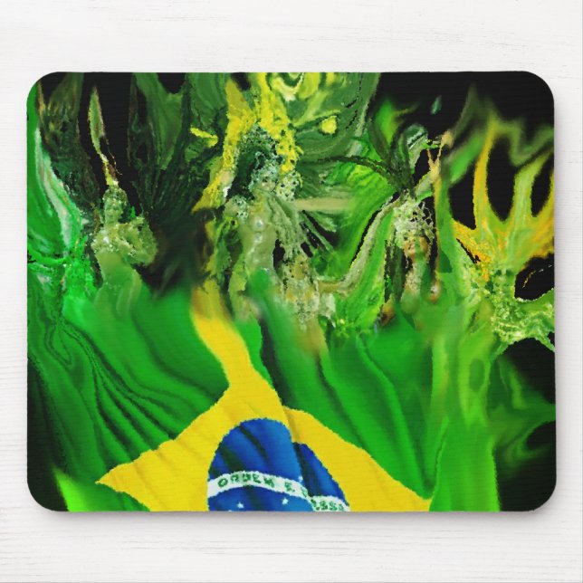 Mousepad Fogo de Brasil (Frente)