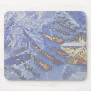Mousepad Fogo e gelo, abstrato digital