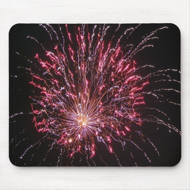 Mousepad Fogos de artifício de pirotecnia (Frente)