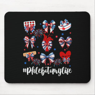 Mousepad Fogos De Artifício Do Arco Coquette Phlebotomy Hap