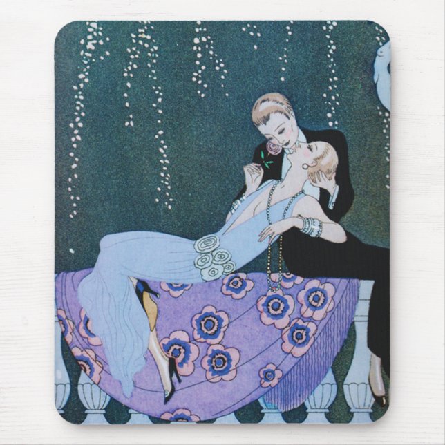 Mousepad Fogos-de-artifício no art deco de Paris (Frente)