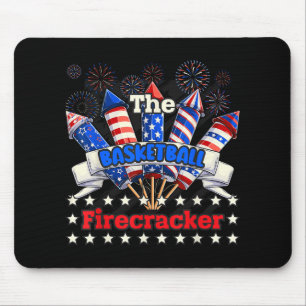 Mousepad Fogueira Engraçado De Basquete 4 De Julho De Mães 
