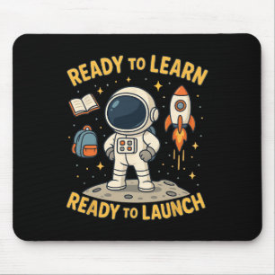 Mousepad Foguete Lançamento Espaço Aprender Estudante K Vol