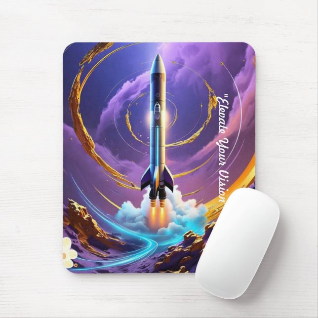 Mousepad "Foguete para a Eternidade" (Com mouse)