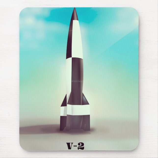 Mousepad Foguete V2 Vergeltungswaffe (Frente)