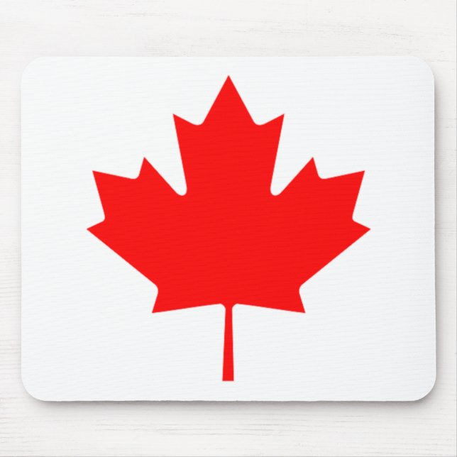Mousepad Folha de bordo canadense (Frente)