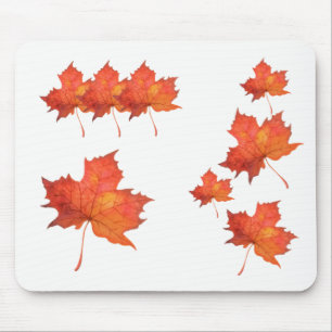 Mousepad Folha de bordo da aguarela