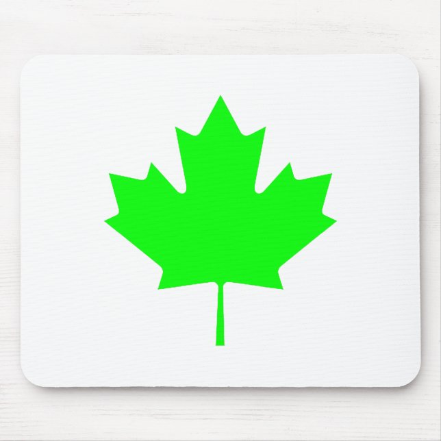Mousepad Folha de bordo LtTransp verde os presentes de (Frente)