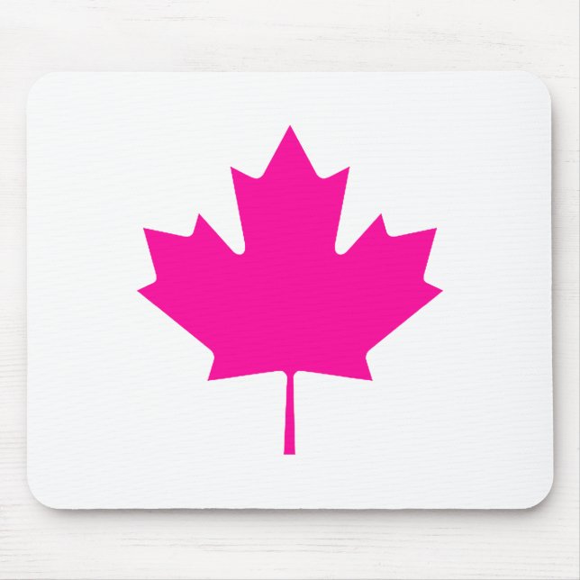 Mousepad Folha de bordo MagentaTransp os presentes de Zazzl (Frente)