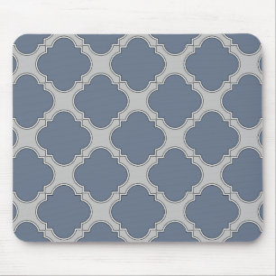 Mousepad Folha de cinza azul