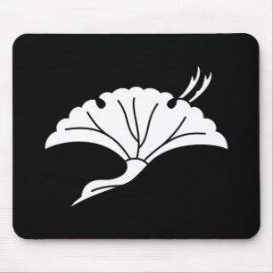 Mousepad Folha de ginkgo em forma de grua
