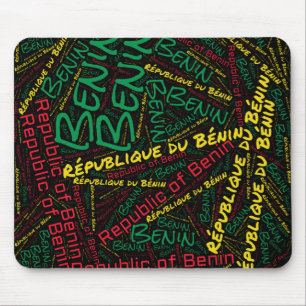 Mousepad Folha de Mouse Patriótica com Cores de Bandeira Be